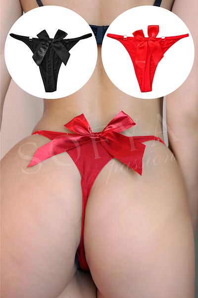 Sofya Passion Set de 2 chiloți brazilieni pentru femei, aspect confortabil, elegant și sexy