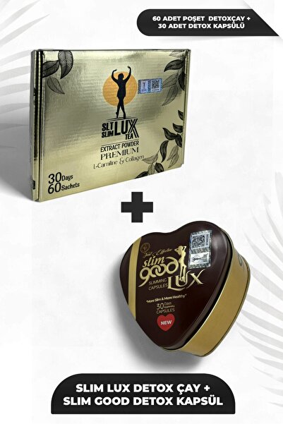 SLT كبسولة جود لوكس وشاي سليم لوكس لمدة شهرين