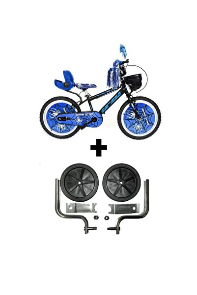 SARİSSA BİSİKLET Sarissa Spinne 20 Jant 6 ve 10 Yaş Çocuk Bisikleti Mavi + Ya...