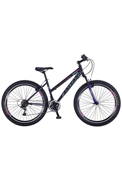 Salcano Lily 26 Jant Lady 21 Vites V Fren 16 Kadro Kız Çocuk Bisikleti Siyah-Mor