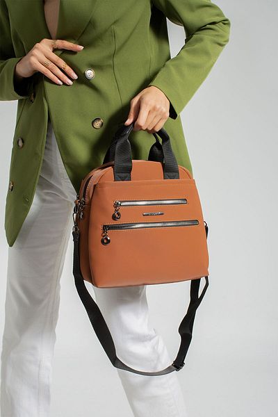Sanmorris Women's Multi-Eye Faux Leather Adjustable Cross Strap Hand and Shoulder Bag