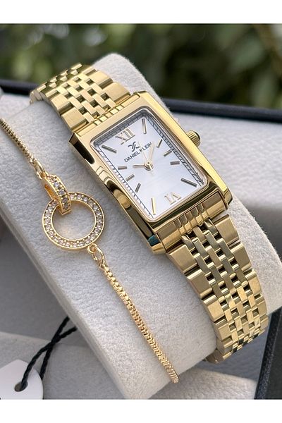 Daniel Klein Invoice Steel Band Women's Watch Bracelet Gift