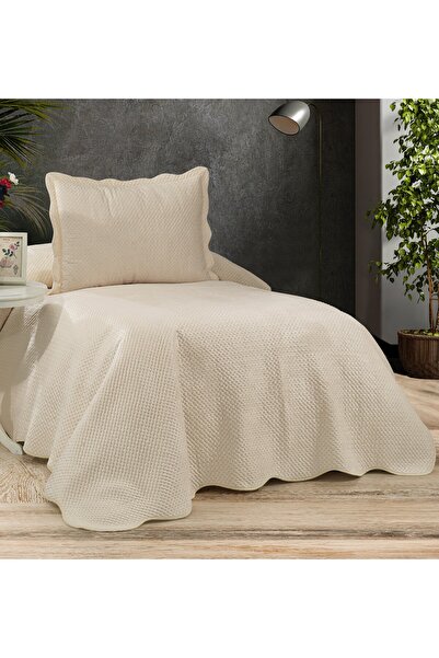 Bikaya Home Summer Dream Tek Kişilik Yatak Örtüsü Seti, Kadife Yatak Örtüsü Seti (2 PARÇA)