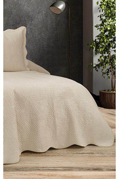 Bikaya Home Summer Dream Tek Kişilik Yatak Örtüsü Seti, Kadife Yatak Örtüsü Seti (2 PARÇA)