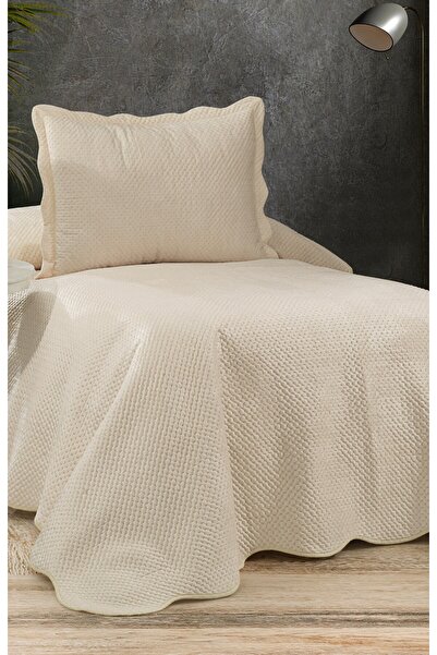 Bikaya Home Summer Dream Tek Kişilik Yatak Örtüsü Seti, Kadife Yatak Örtüsü Seti (2 PARÇA)