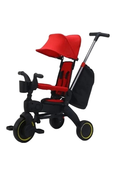 Luxmom Ebeveyn Kontrollü Katlanabilir Çocuk Bisikleti 2-5 Yaş – Pedallı ve Em...