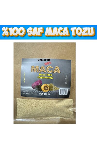 MediaFire Öğütülmüş Gerçek Saf Maca ( Maka ) Kökü Tozu 100 gr - Maca Root Lep...