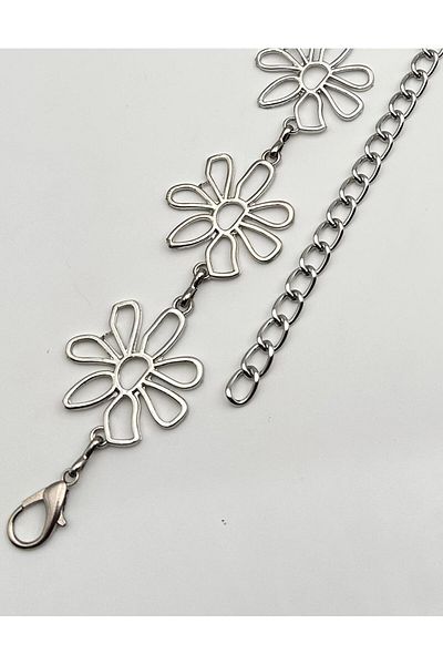 Desre Moda Daisy Buckle Chain Belt Women's Belt Dress Belt Shirt Belt Coat Belt
