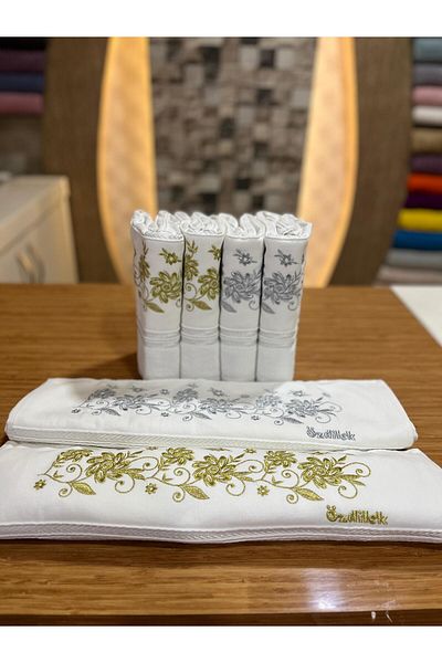 Özdilek Embroidered Towel Set of 6 Towels