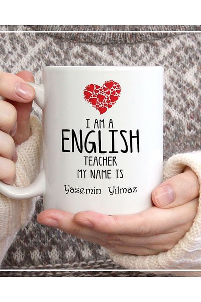 ÇELİKLER HEDİYE English Teacher 24 November Printed Mug