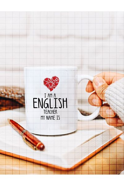 ÇELİKLER HEDİYE I Am a English Teacher Printed Mug