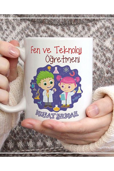 ÇELİKLER HEDİYE Science and Technology Teacher November 24 Printed Mug