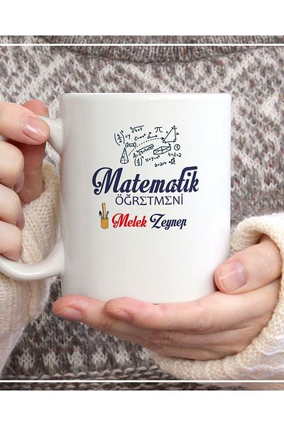 ÇELİKLER HEDİYE Math Teacher Printed Mug
