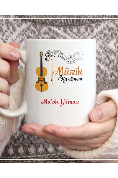 ÇELİKLER HEDİYE Music Teacher November 24 Printed Mug