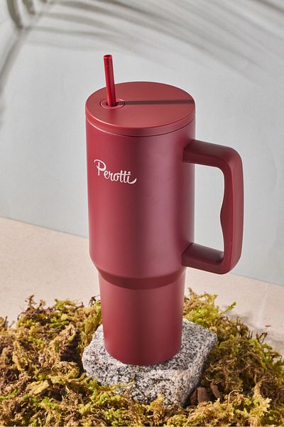 Perotti Colte V2 Stainless Steel Claret Red Thermos Cup 1.2 Lt