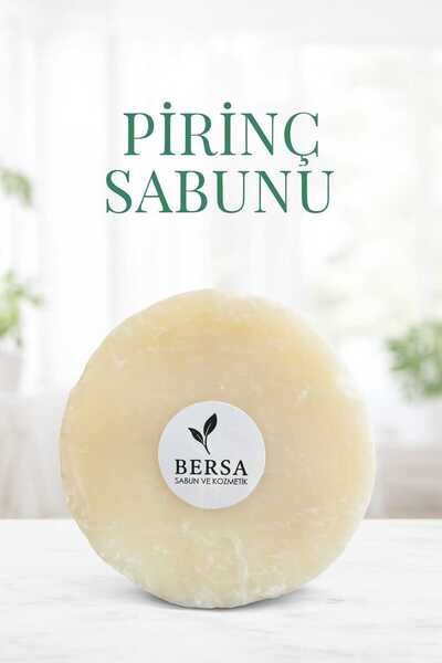 Home Natural Rice Milk Soap-Skin Whitening Anti-Blemish Moisturizing Soap between 100-110 Gr