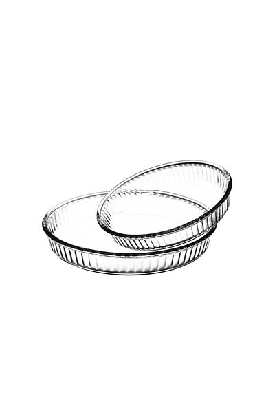 Paşabahçe Round Pyrex 2Pcs 32-26 cm