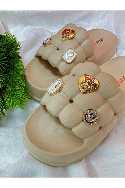 Akınal Bella AKINAL BELLA E288 ΧΡΩΜΑ ΜΠΕΖ ΟΡΘΟΠΕΔΙΚΟ ΜΟΝΤΕΛΟ ΚΑΘΗΜΕΡΙΝΗ ΠΑΝΤΟΦΛΕΣ ΠΕΤΡΑ ΓΥΝΑΙΚΕΣ