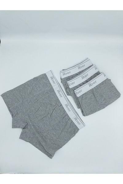MYS GRUP TEKSTİL 4-Piece Men's Cotton Lycra Boxer-Shorts Jiber / 156