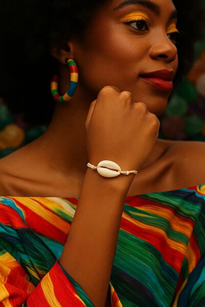 Puffy Natural Seashell Bracelet