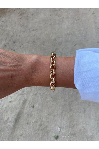 marsel aksesuar Xuping Interlocking Ring Rose Bracelet