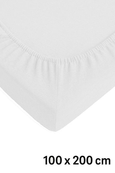 Mira Home Single Plain Combed Cotton 100% Cotton Elastic Sheet 100X200