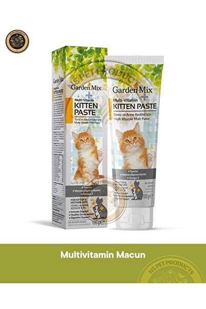 Gardenmix Garden Mix Kitten Yavru Kedi Multivitamin Macun 100 gr – Vitamin & ...