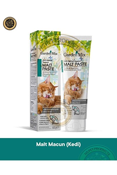 Gardenmix Garden Mix Anti Hairball - Tüy Yumağı Önleyici Kedi Malt Paste - Ke...