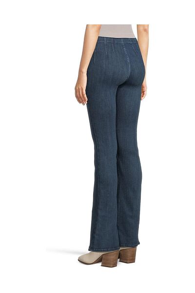 september island Smoky Navy Blue Super High Waist Long Leg Jeans