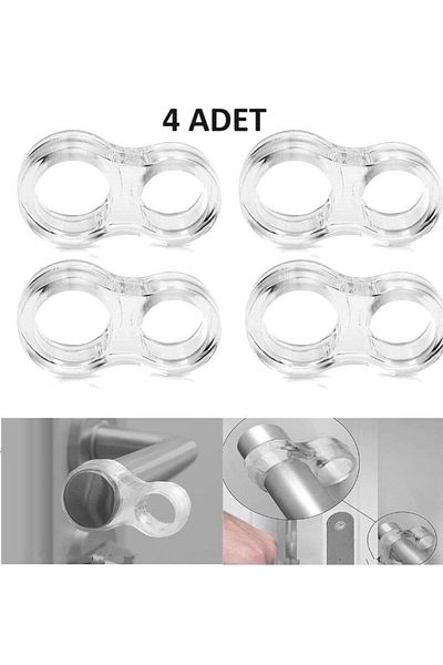 optana Door Stopper 4 Pieces Anti-Smashing Protection Safety Door Stopper Stopper Wall Protector