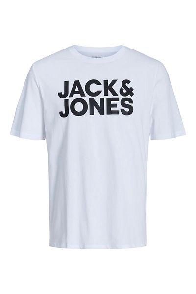 Jack & Jones Jack&Jones Tee Ss Crew Neck Fst Men's T-Shirt 12151955 White