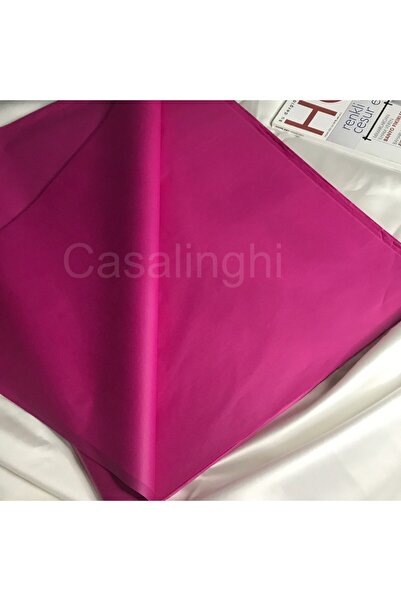 bisaccia Fuşya Pelür Kağıdı Koyu Pembe Pelür Tissue Paper Carta Velina Fucsia...