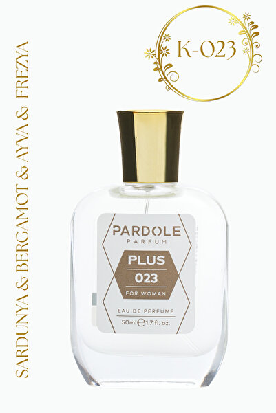 PARDOLE K-023 Meyvemsi Çiçeksi Favoris Kadın Parfüm - 50 ml - Sardunya Yaprağ...