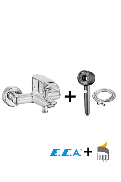 Eca Banyo Bataryası ve Kupp marka Filtreli Mafsallı Duş Seti