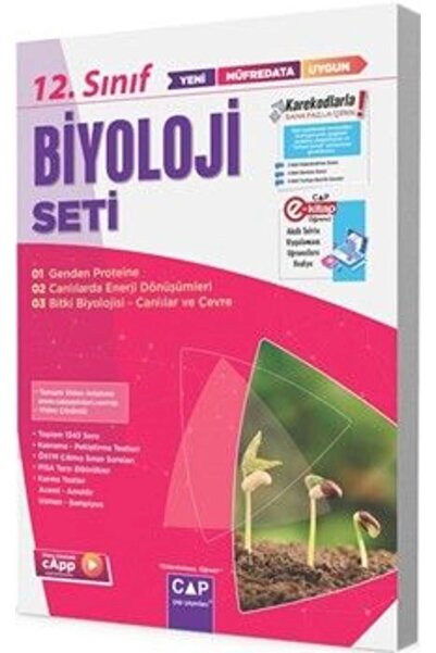 Çap Yayınları 12. Sınıf Biyoloji Anadolu Seti