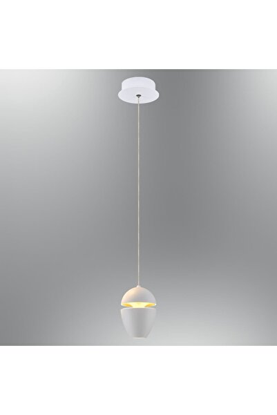Özcan Aydınlatma Özcan Aydınlatma 2807-1A-01 Dris Tekli Sarkıt Beyaz
