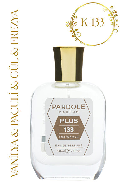 PARDOLE K-133 Floral Favoris Kadın Parfum - 50 ml - Vanilya , Paçuli , Gül, F...