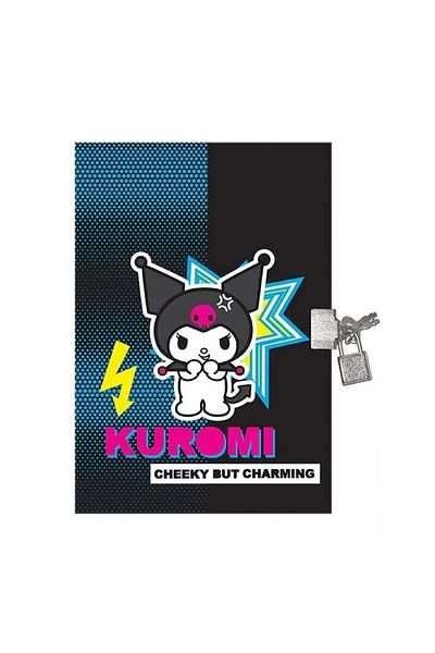 kuromi Sharp Color 14X20 80Yp - Locked Striped Keepsake Book 310210