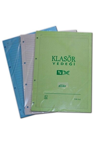 Etika Kolej Yedek A4 40'lı Kareli Beyaz 80 Gr.