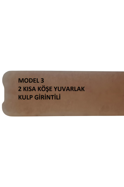 MAKER Baza Kapağı Ham Mdf 8 Mm Mdf 72*194 Isteğe Göre Ebatlama , Radüs 160 X ...