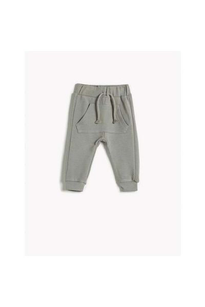 Koton Basic Jogger Sweatpants Tie Waist Textured Cotton