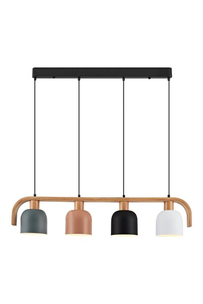 Özcan Aydınlatma Özcan Aydınlatma 3427-4As Simeon 4 Lü Sıralı Sarkıt Mix