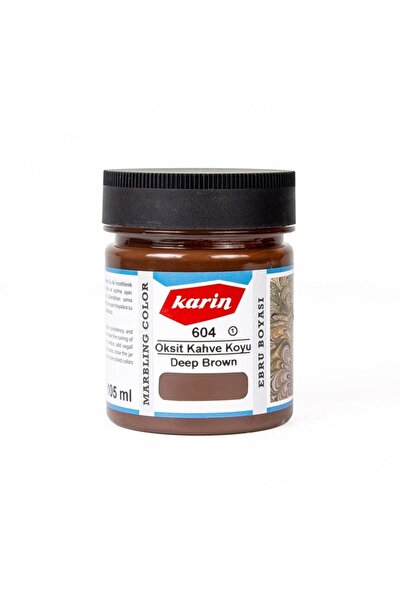 Karin Ebru Boyası 105ml - Oksit Kahve Koyu 604