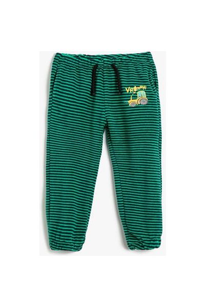 Koton Jogger Sweatpants Velvet Tie Waist Cotton