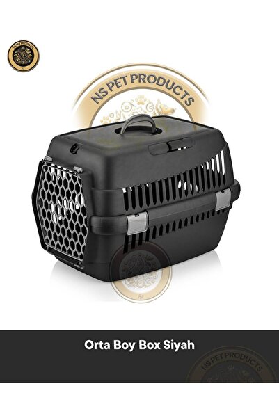 Şenyayla Orta Boy Kedi ve Köpek Taşıma Kutusu – Taşıma Box Siyah