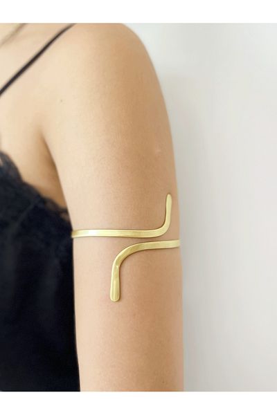 Sevilgülgünfinecrafts Non-tarnish Upper Arm Scale Bracelet