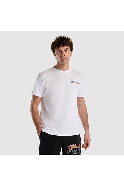 New Balance Mnt1533 Λευκό ανδρικό μπλουζάκι