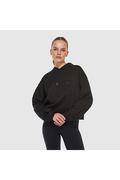 New Balance Wnh3413 Μαύρο γυναικείο φούτερ