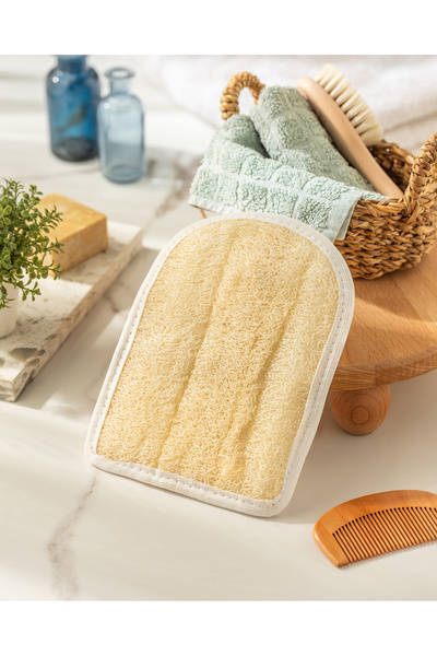 Efloria Kabak Lifi Eldiven Ele Geçmeli %100 Doğal Peeling Batık Selülit Karşıtı