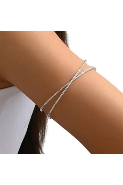 Sevilgülgünfinecrafts Cross Top Arm Bracelet Armcuff